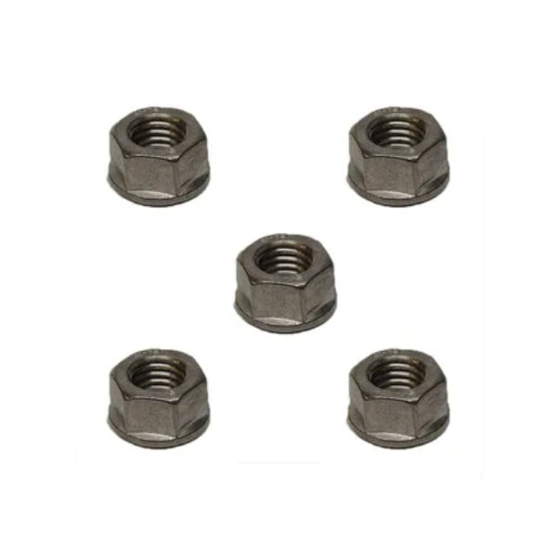 5 Pcs Stainless Steel Turbocharger Mounting Nut 3818824 for Cummins L10 M11 Engine in USA