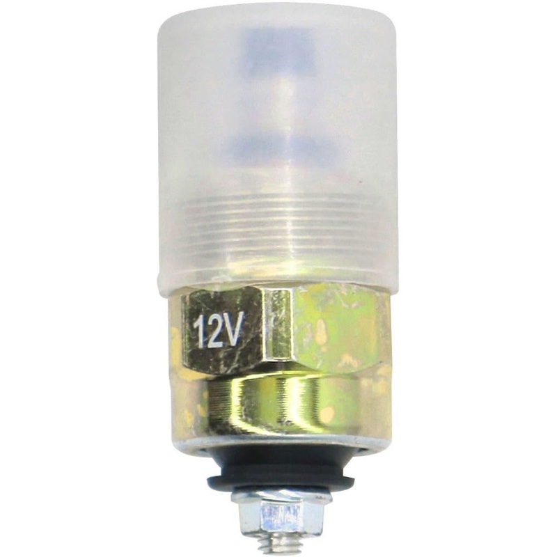 Fuel Solenoid 2852741 for New Holland Engines F4CE9484C J600 F4CE9484L J600 12V