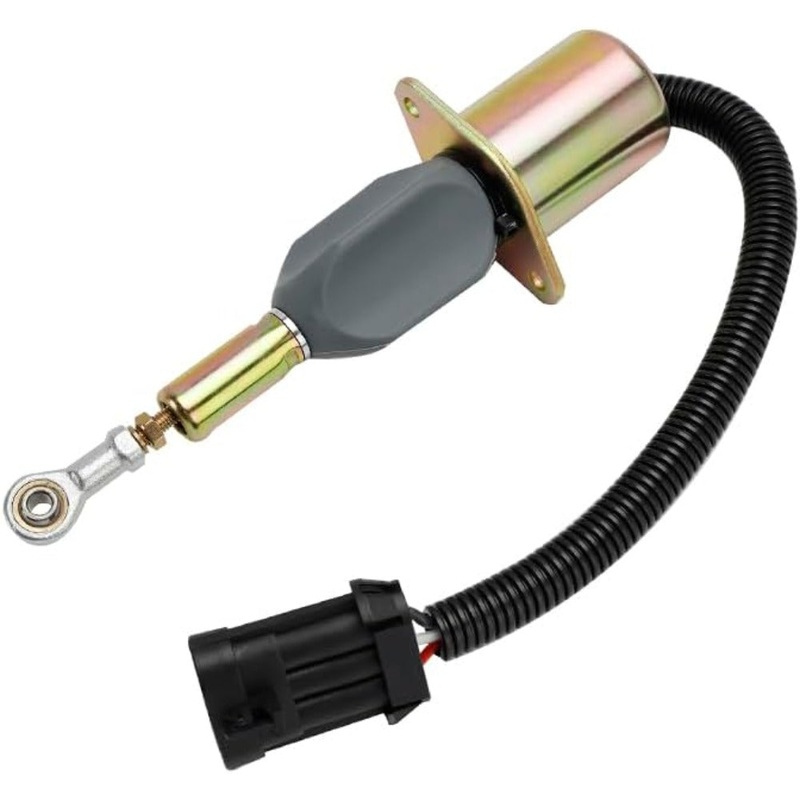 Shut Off Solenoid 82850507 for New Holland Tractor 8970 8670A TR87 8770A 1089 TR88 8870A 1095 8670 8970A 8770 8870
