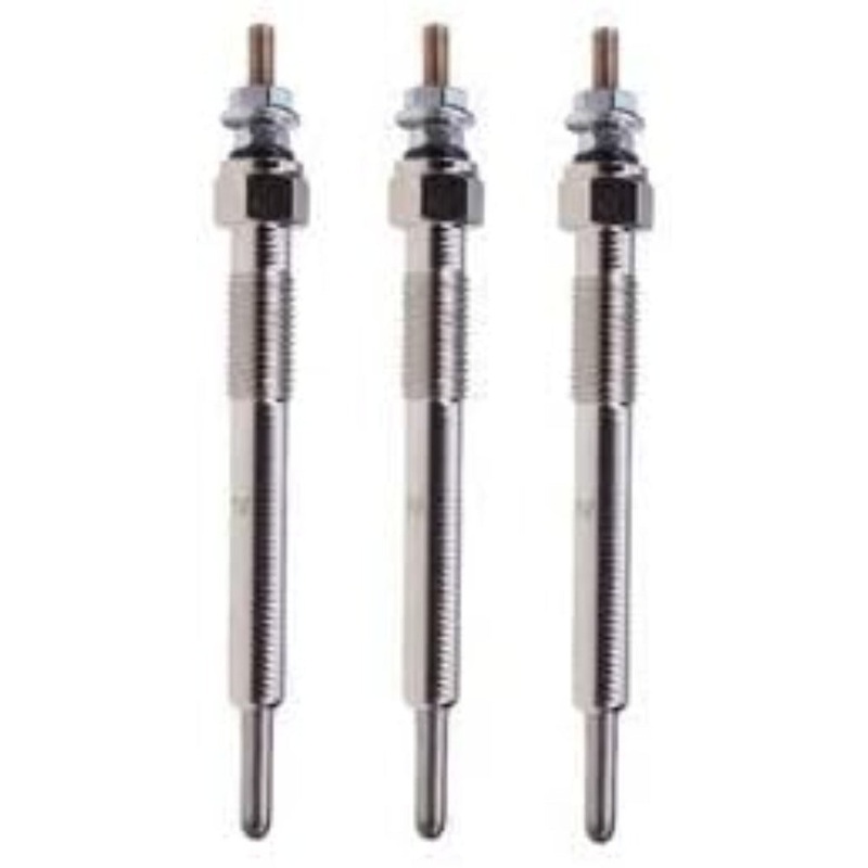 3 Pcs Glow Plug 129008-77800 for Yanmar Engine 3JH40 3TNV88 3TNV82A 3TNV86CT 3TNV86CHT