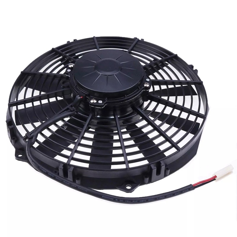 VA09-AP50C-27A 11in Puller Fan Straight Blade 932 CFM SPAL 30101500 (Ship to US Only.)