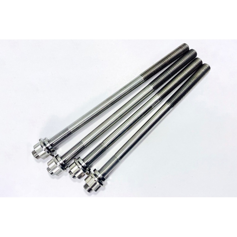 17+ Honda CRF450RX CRF 450RX TITANIUM Cylinder Bolts Head Stud Kit Ti Studs Nuts