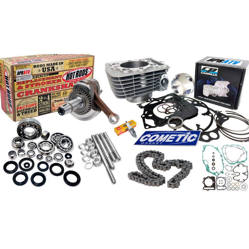 99-04 400EX Big Bore Stroker Kit 89mm Rebuild Complete Top Bottom 465cc Assembly