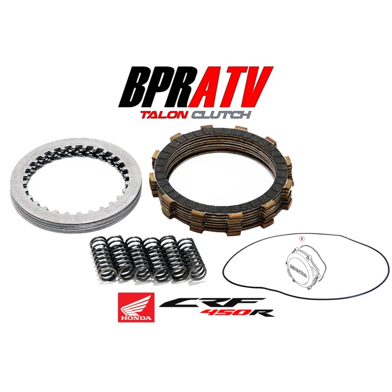 Honda CRF450R CRF 450R Heavy Duty Steel Plates Fibers Springs Clutch Kit