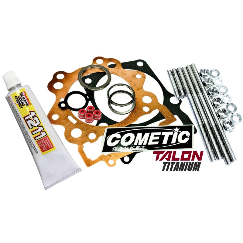 Raptor 700 105.5mm Copper Head Gasket Cometic Top End Kit TITANIUM Head Stud Kit