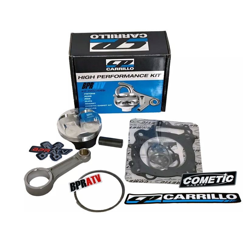 04-09 Kawasaki KX250F KX 250F 77mm CP RACE Piston Cometic Gaskets Carrillo Rod