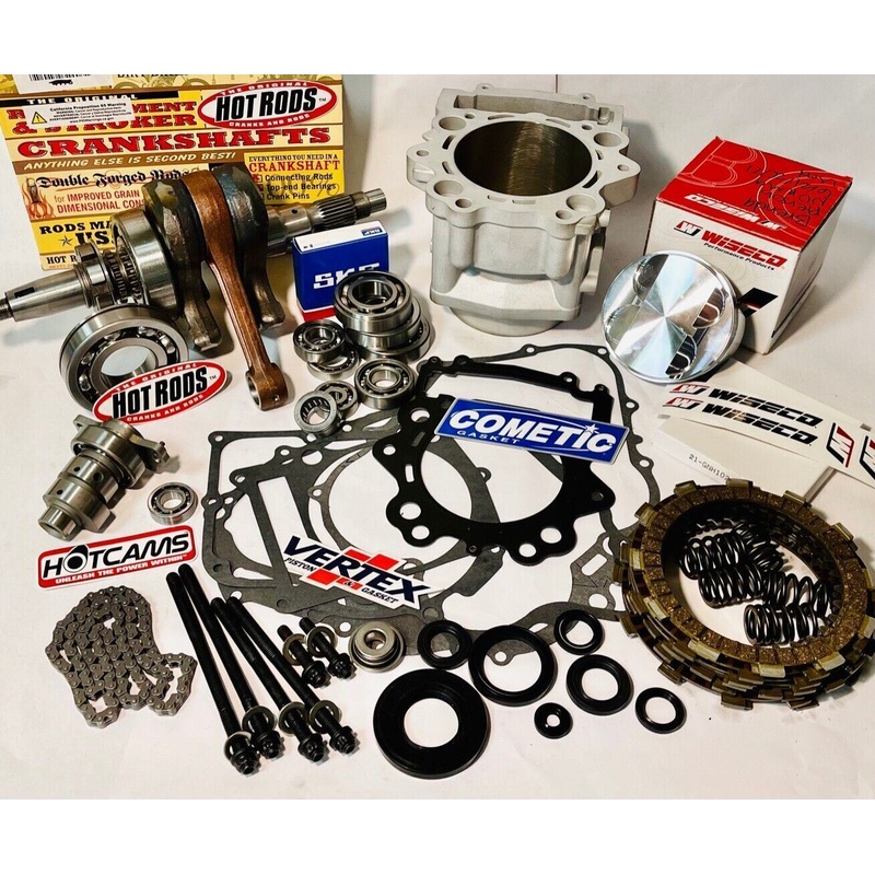 09+ Raptor 700 108mm Big Bore Stroker 815cc Complete Rebuild Kit Stage 3 Hot Cam
