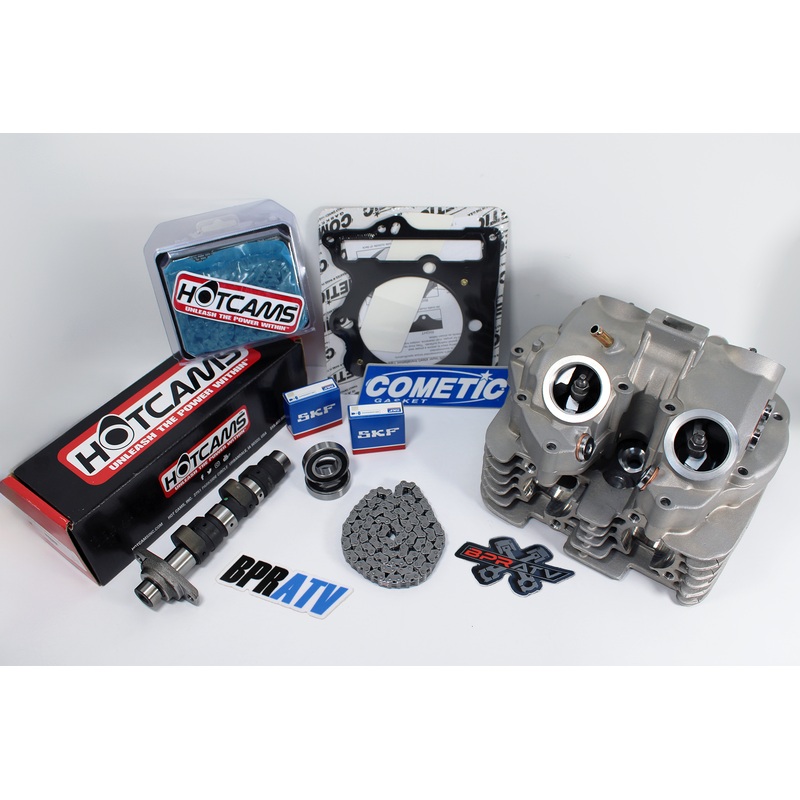 400EX 400X XR400R Assembled Cylinder Head Stage 2 Hot Cams Chain Cometic Gasket