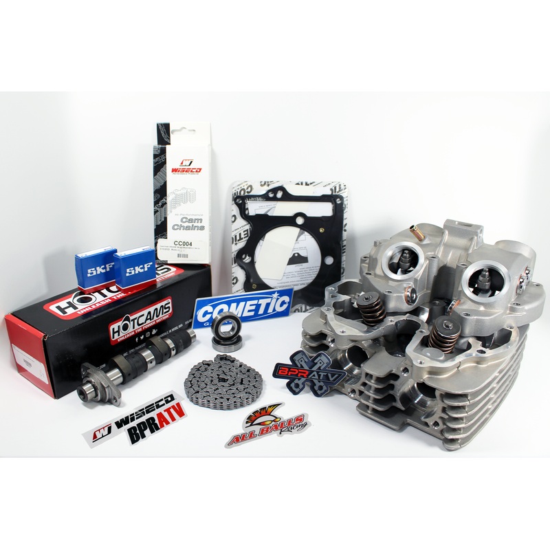 400EX 400X XR400R Cylinder Head Stage 2 Hot Cams WISECO Chain & 87 88 89 Cometic