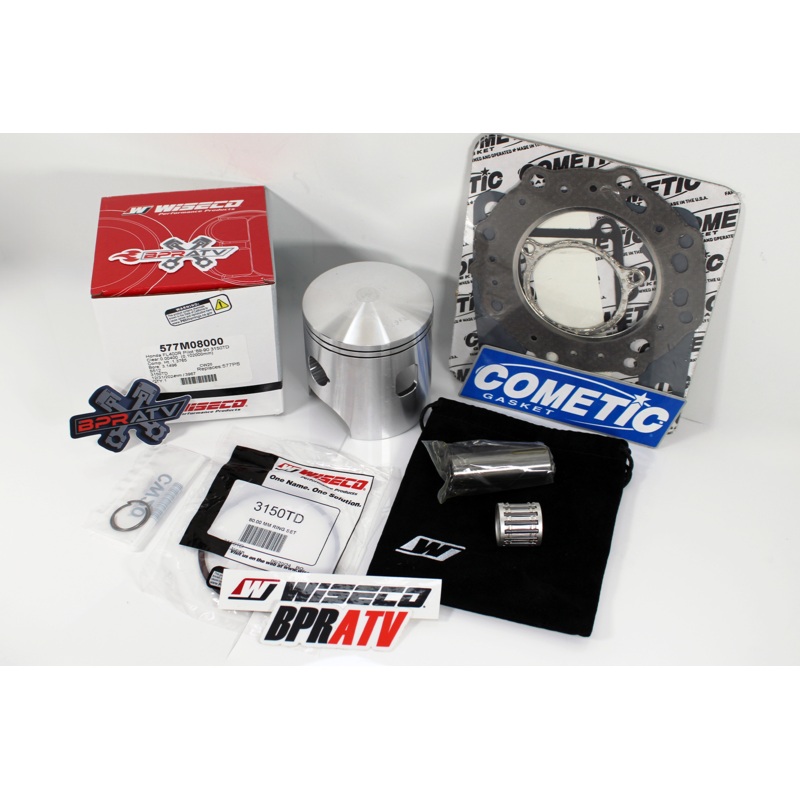 Honda Pilot FL400 80mm Stock Bore Wiseco Piston Kit & Cometic Gasket Top End Kit
