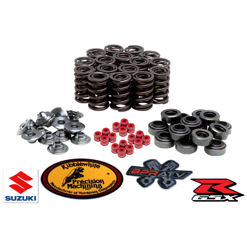 Kibblewhite Titanium Spring Kit RED Seals 93-98 Suzuki GSXR 1100W 93-95 GSXR750W