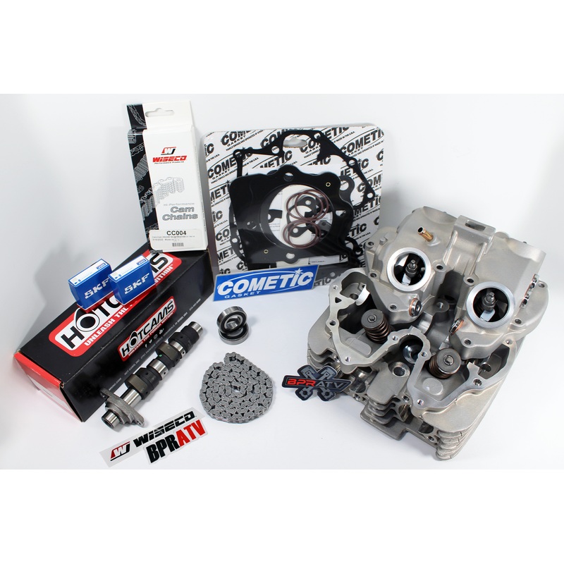TRX400EX 400EX Cylinder Head Stage 2 Hot Cams WISECO Chain Stock Cometic Gasket