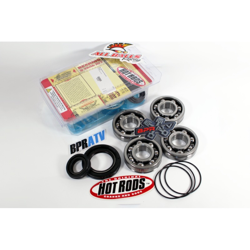 Yamaha Banshee 350 Hot Rods Crankshaft Rebuild Kit Main Bearings O-Rings & Seals
