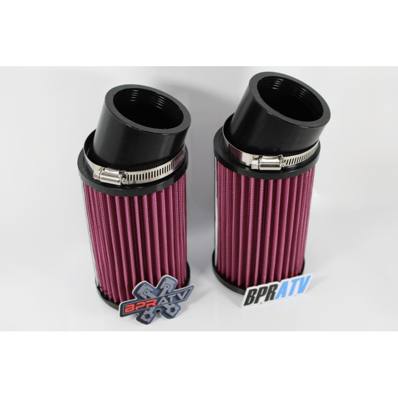 Yamaha Banshee K+N Style PWK 38mm 39 40 41mm Big Carburetor Air Filter Pods Pair