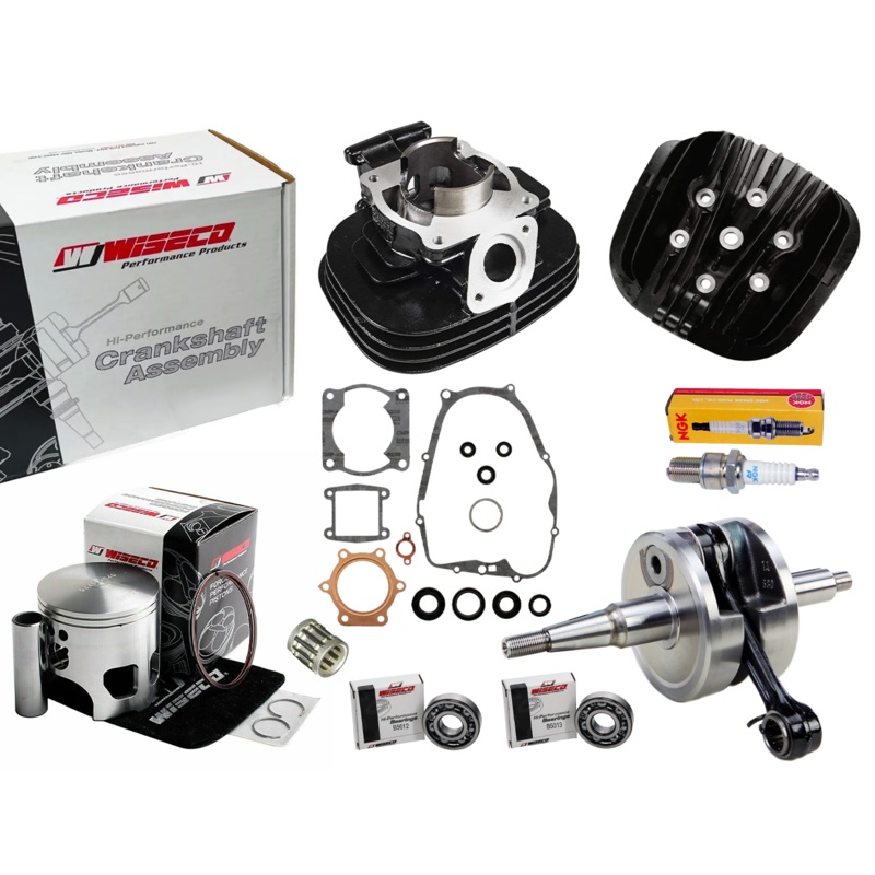 Yamaha Blaster 200 66 WISECO PISTON Cylinder Crank Motor Rebuild Gasket Seal Kit