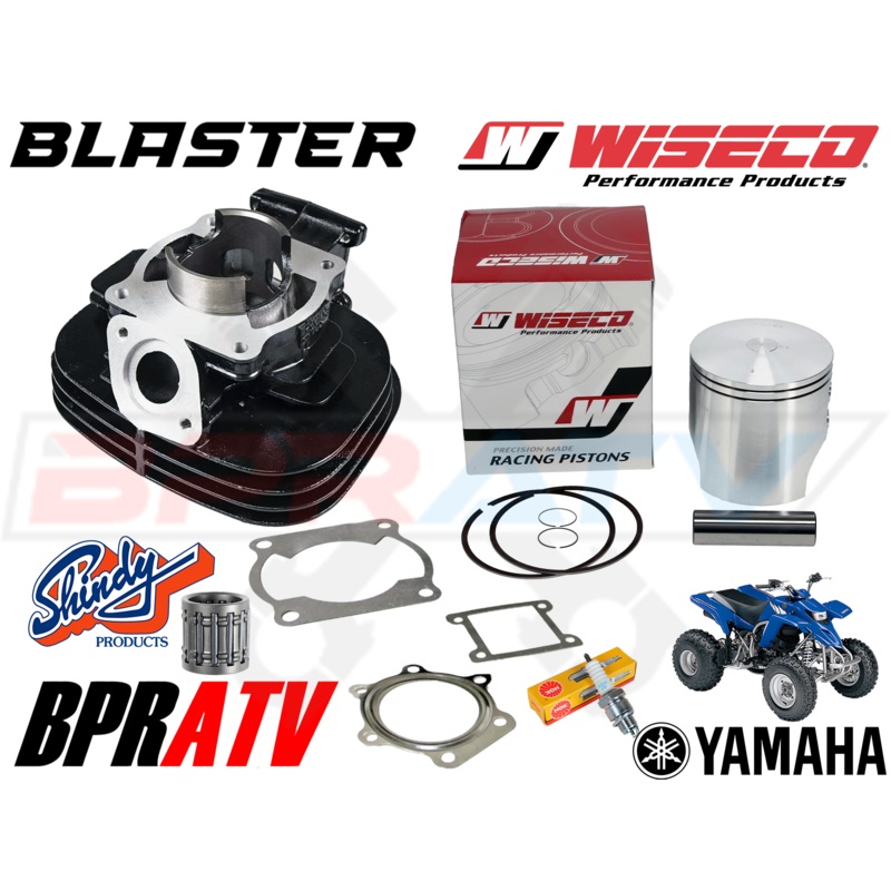 Yamaha Blaster 200 YFS 66 mil Stock OEM Bore Cylinder WISECO Top End Rebuild Kit