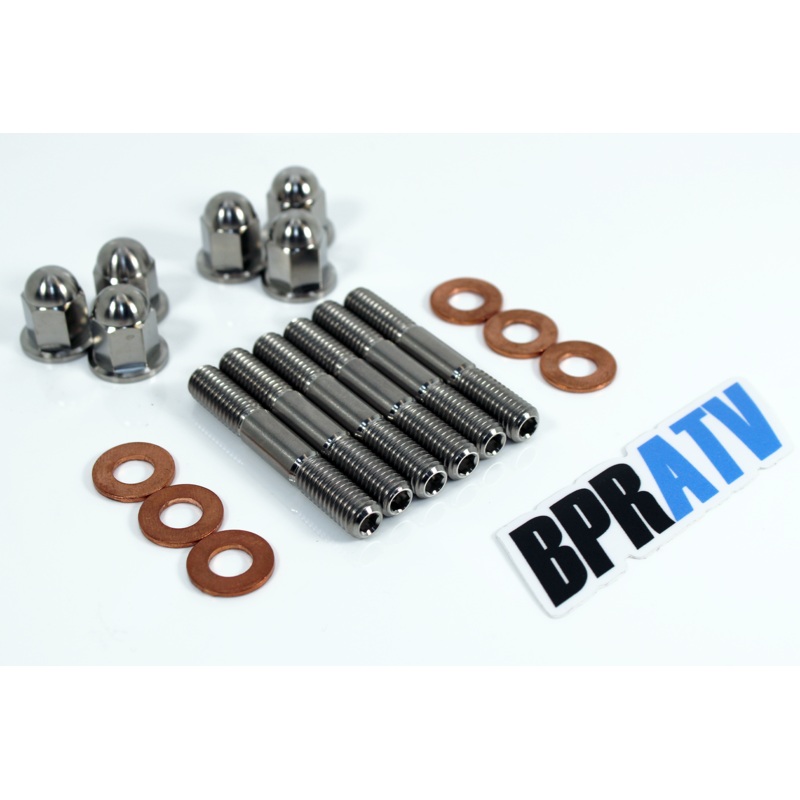 Yamaha YZ250 YZ 250 Cylinder Head Install Repair Kit Titanium Stud Kit Cap Nuts