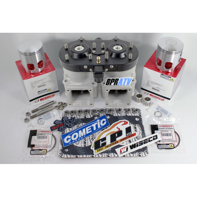 Banshee 421 Cheetah Cub Serval Cylinder 68mm 4mm Cool Head Wiseco Pistons