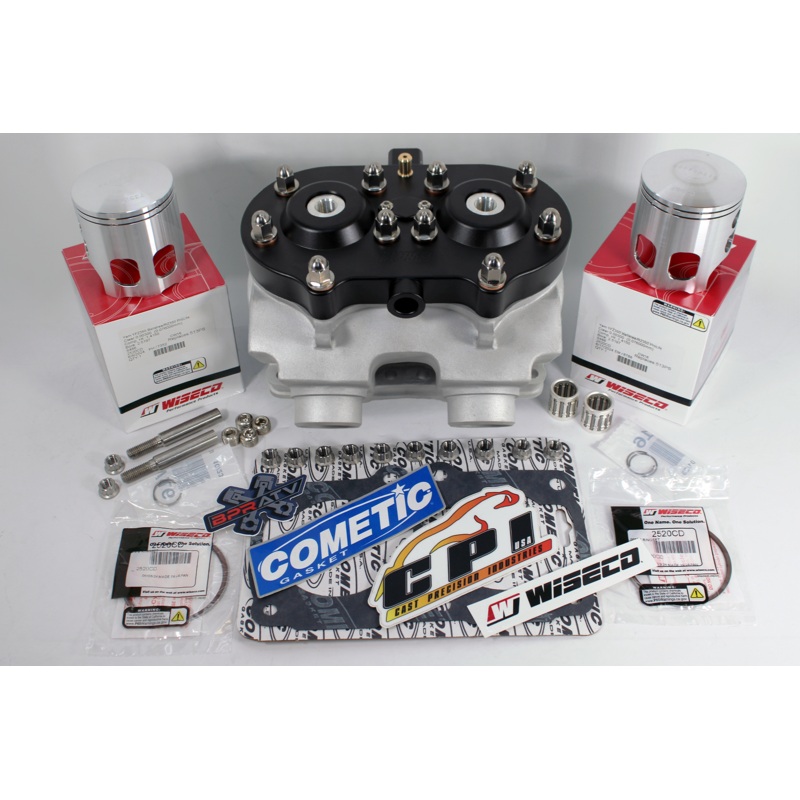 Banshee 421cc Serval Cub Cylinder 68mm +4mm Cool Head Wiseco Top End Rebuild Kit