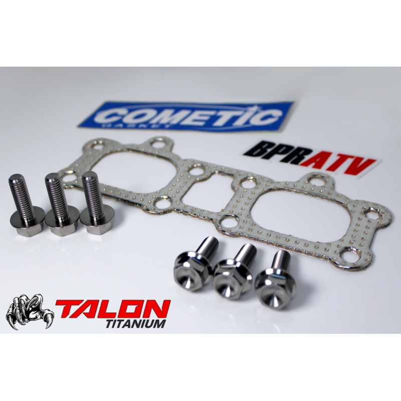Cometic Polaris RZR 1000 Ranger XP 900 Exhaust Manifold Gasket Titanium Bolt Kit