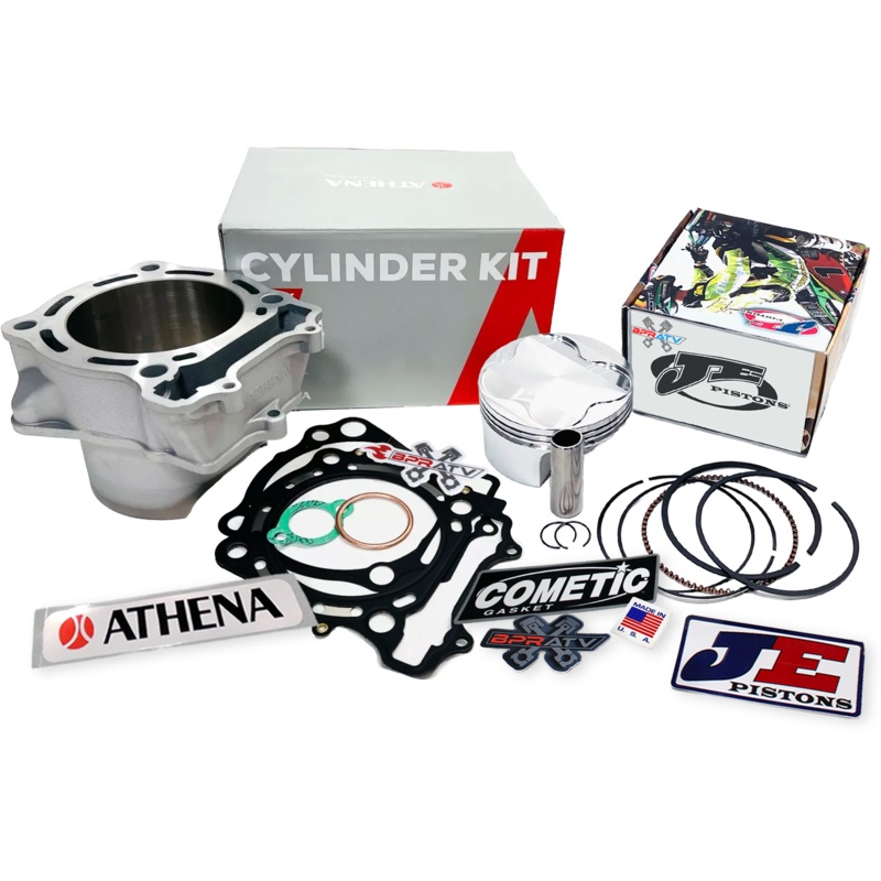Kawasaki KFX450R 100mm Big Bore Top End Kit 490cc JE 13:1 Piston Athena Cylinder