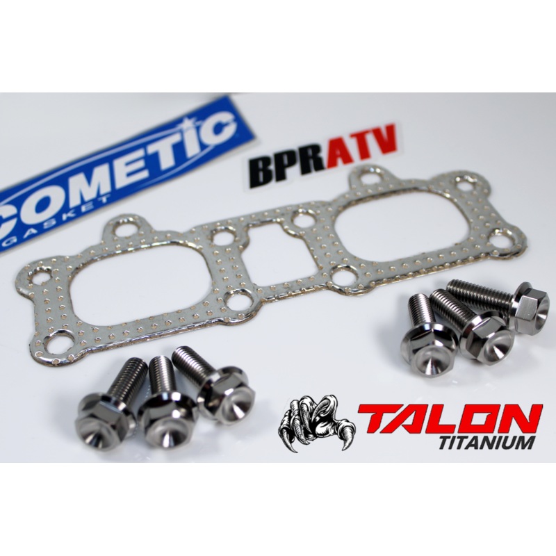 Polaris RZR 1000 XP/RS1 Exhaust Manifold Repair Cometic Gasket & Titanium Bolts