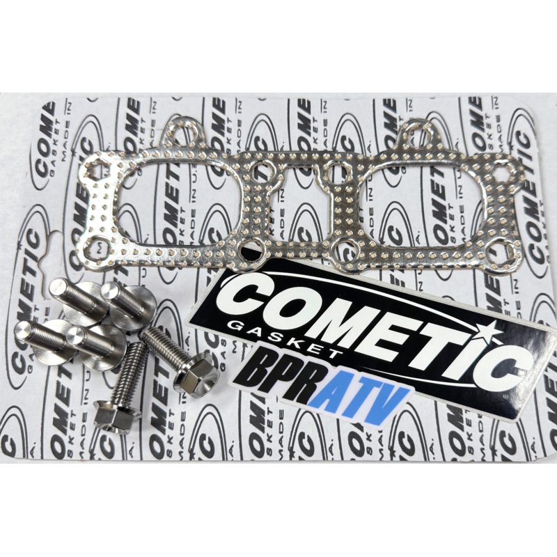 Premium Titanium Exhaust Manifold Bolts Cometic Gasket Polaris RZR XP1000