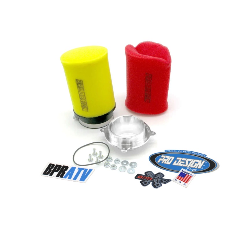 Pro Design Pro Flow Foam Air Filter Intake Kit 06-25 Yamaha Raptor 700 PD233 USA