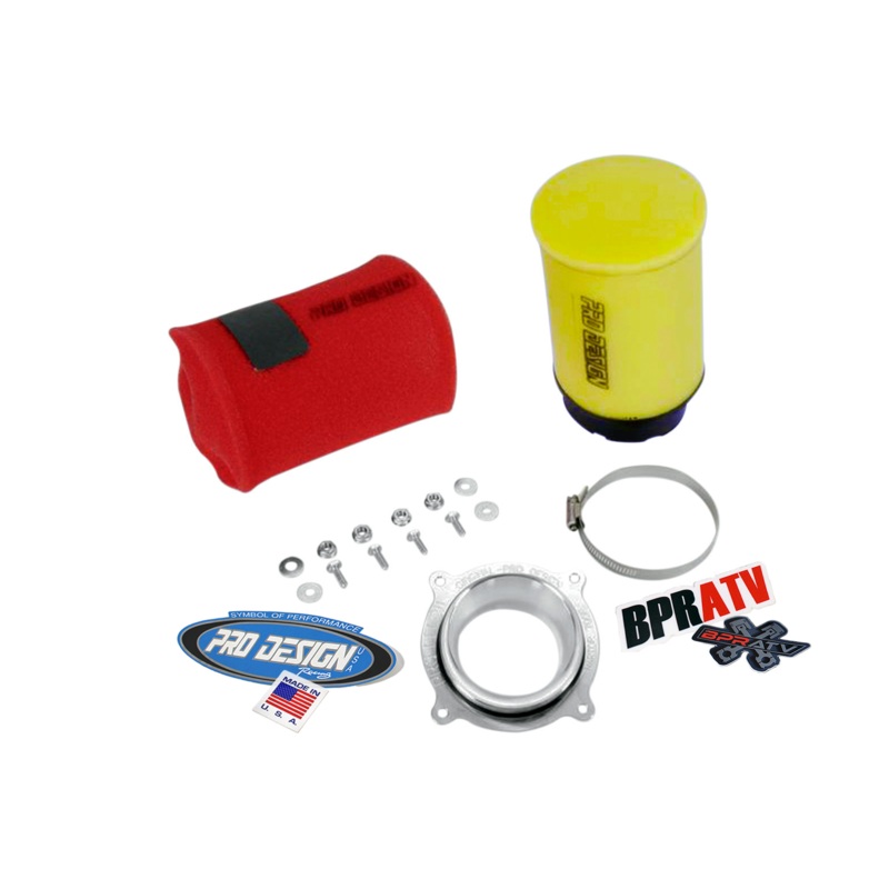 Pro Design Pro Flow Foam Air Filter Intake Kit Yamaha Raptor 700 700R 2006-2025