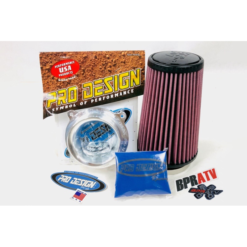 Pro Design Pro Flow K&N Air Filter Intake Kit Yamaha Raptor 700 700R | 2006-2025
