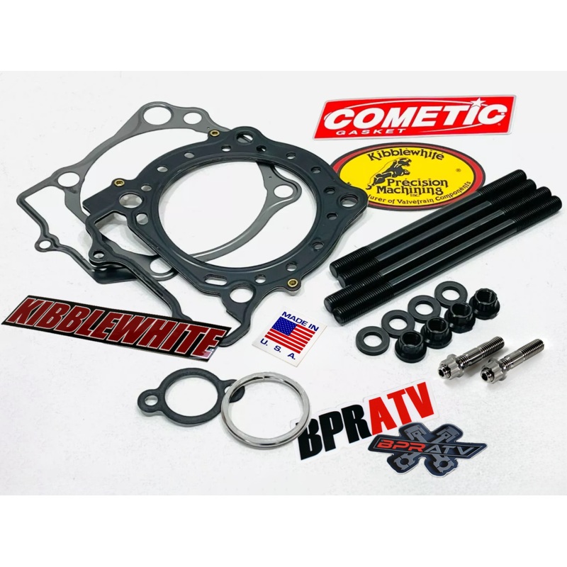 Suzuki LTR450 LTR 450 Cylinder Head Exhaust Studs 98mm Big Bore Cometic Gaskets