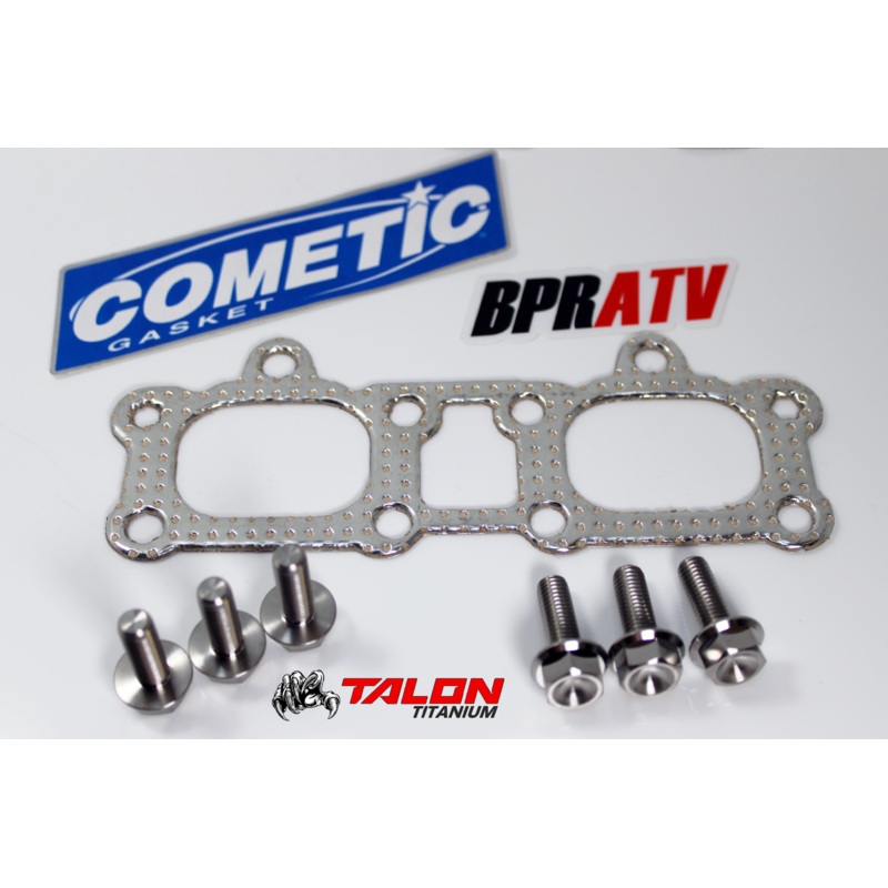 Titanium Exhaust Manifold Bolts & Cometic Gaskets Polaris General XP 1000