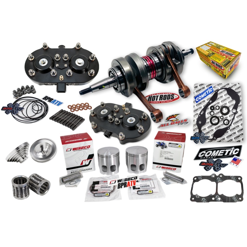Banshee Athena 68mm Big Bore 421cc Stroker Hot Rods Crank Piston Black Head Dome