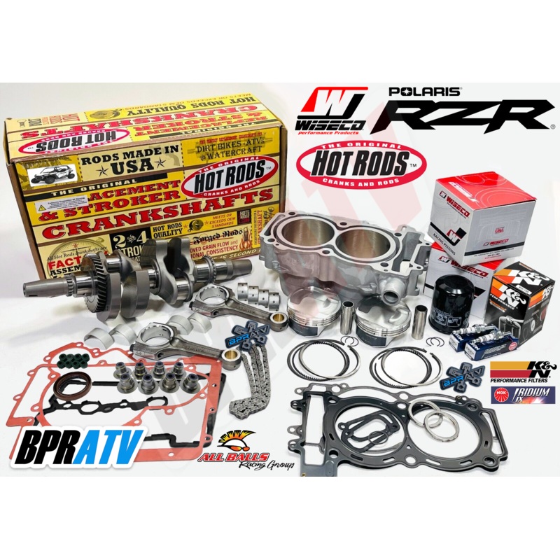 Polaris 2011 2012 RZR XP4 900 Complete Engine Rebuild Kit Crank Cylinder Pistons
