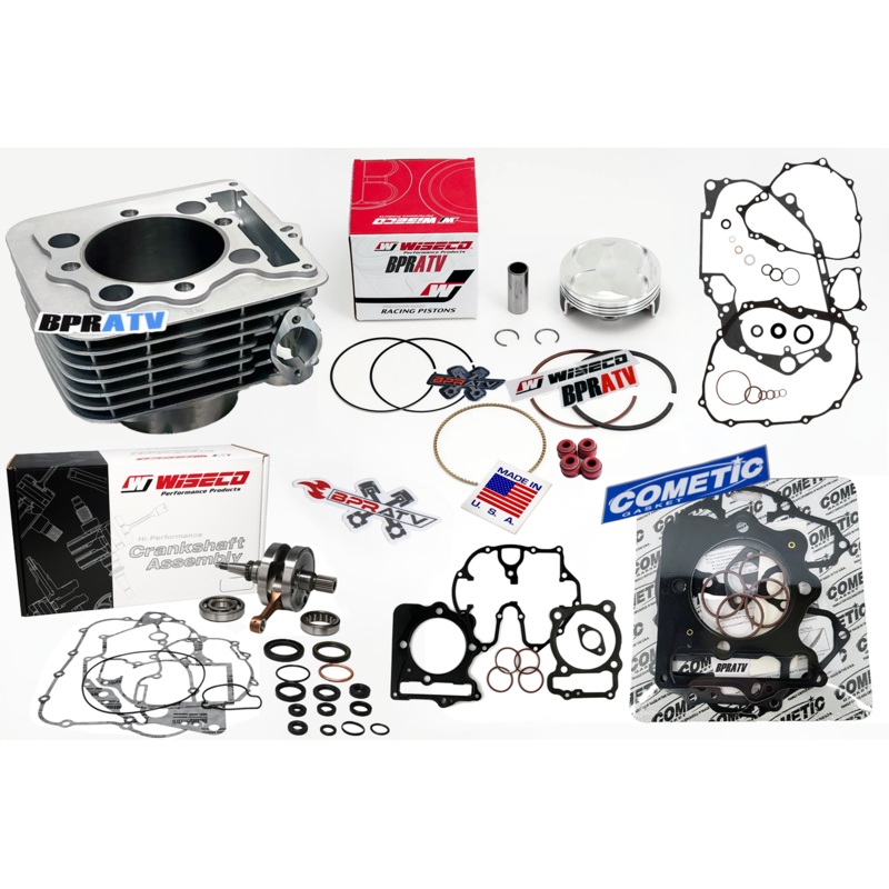 TRX 400EX 89mm +4 Big Bore Cylinder Crank Wiseco Piston Engine Rebuild Kit 99-04