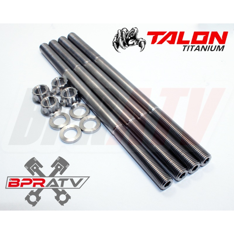02-08 CRF450R CRF 450R TITANIUM Cylinder Bolts Cylinder Head Studs Stud Kit Nuts