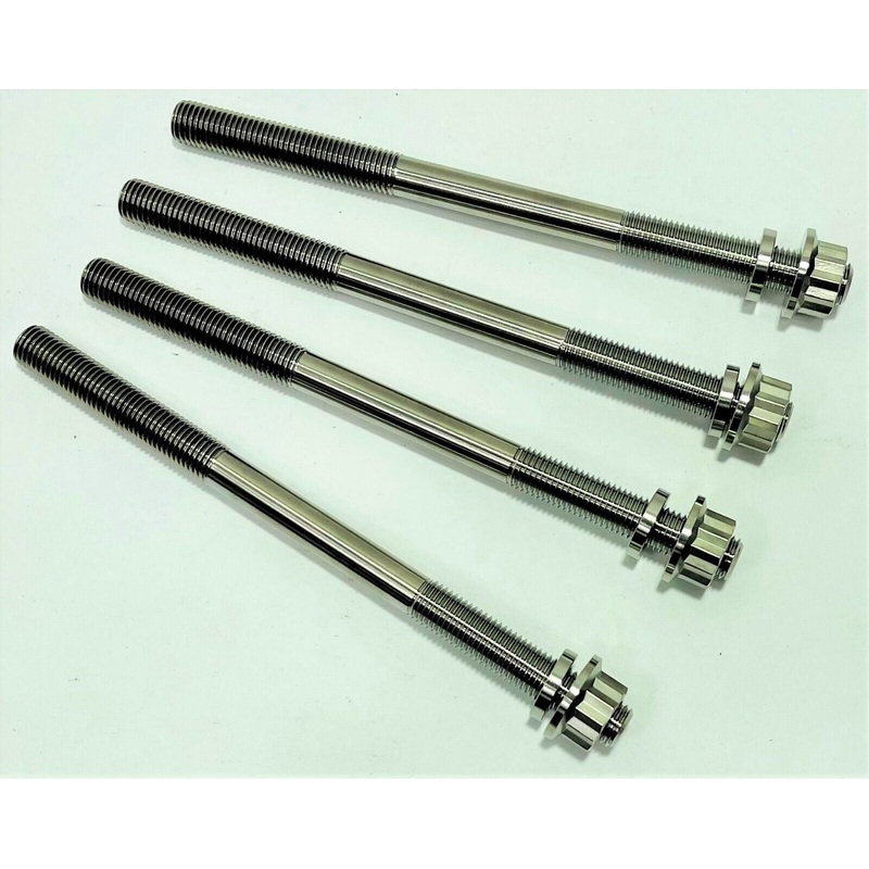 03-05 YZ450F Titanium Head Studs Stronger Strongest Cylinder Ti Stud Bolt Kit