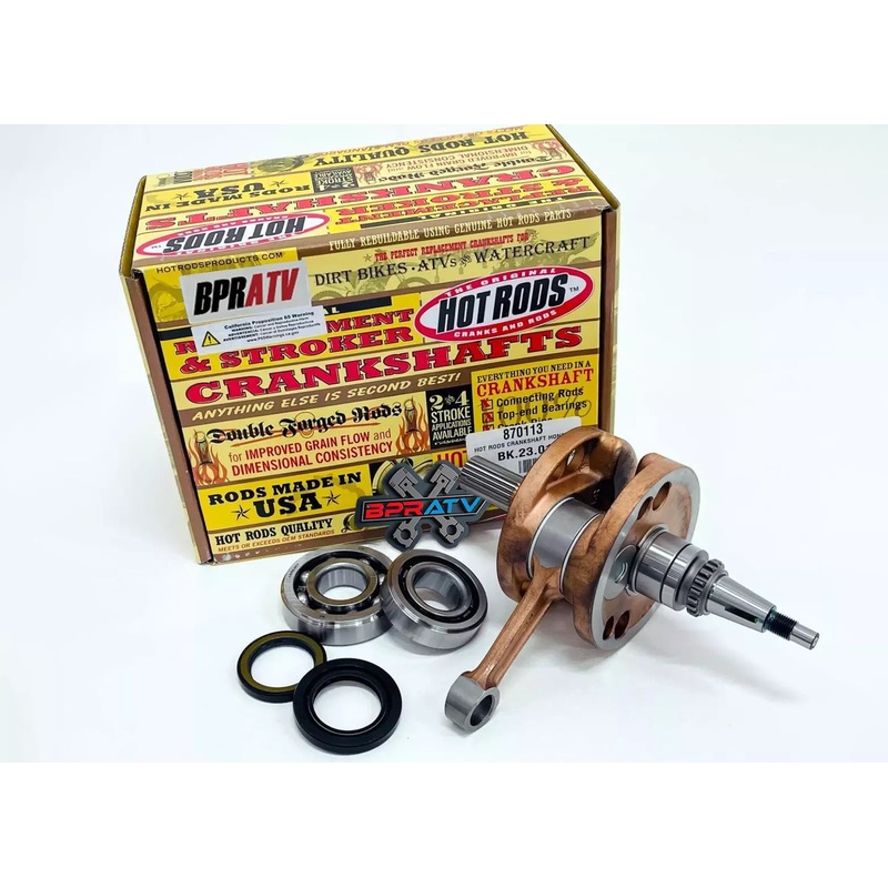 04 05 TRX450R TRX 450R Hotrods Stock Replacement Crank Crankshaft Main Bearings
