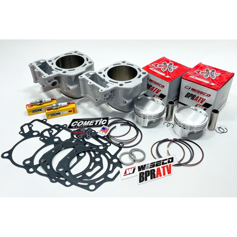 05-13 Brute Force 650 80mm Cylinders & Wiseco Pistons Top End Engine Rebuild Kit