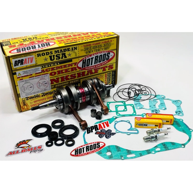 Banshee 421cc 4mm Hotrods Pro Design Stroker Crank Bottom End Rebuild Kit NGK