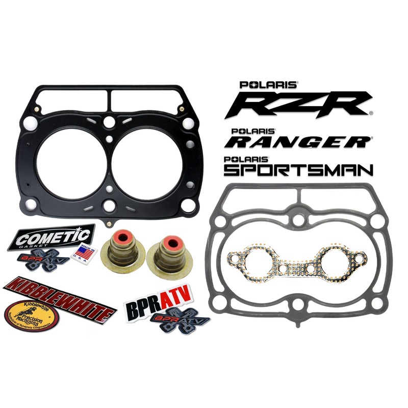 Polaris Ranger RZR800 Cometic Top End Gasket Kit MLS Kibblewhite Red Viton Seals