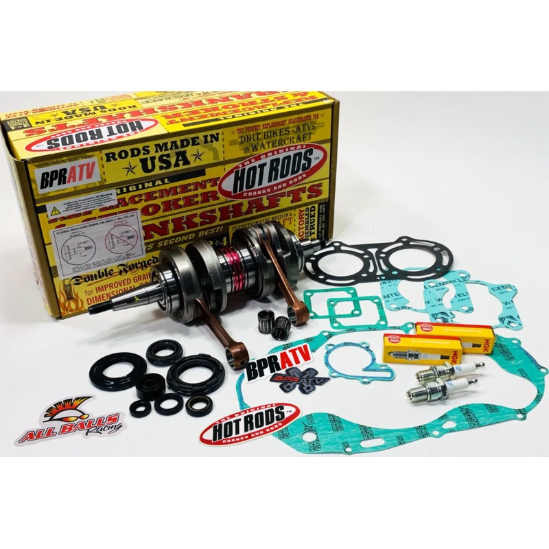 Yamaha Banshee 115mm Long Rod Stroker Crank +4mm 4 Mil Crankshaft Gaskets NGK HR
