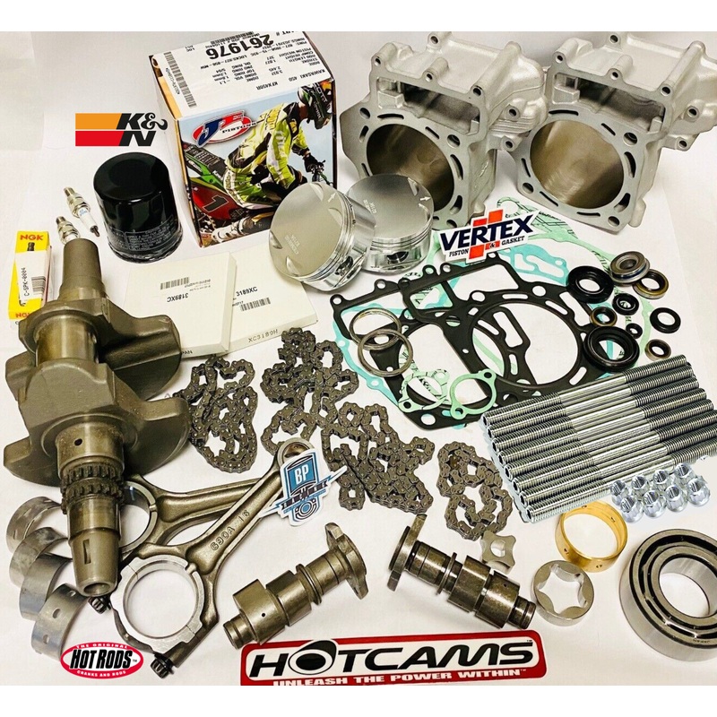 05-11 Brute Force 750 840 Big Bore Kit Mudbuster Cams Complete 90m Rebuild Kit
