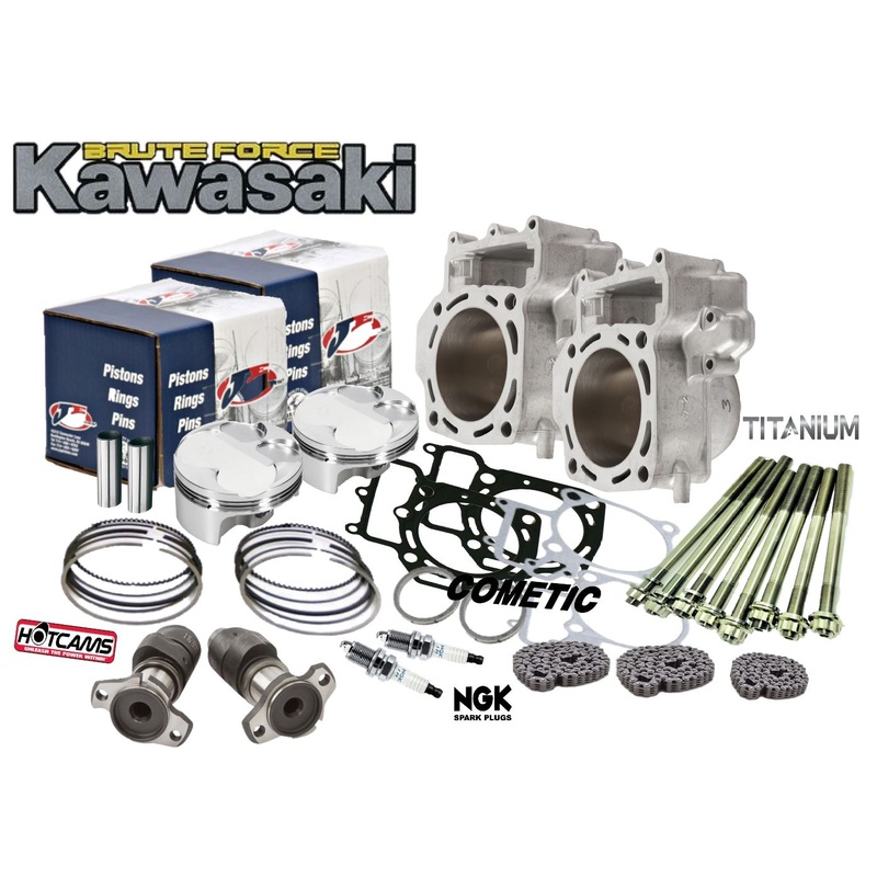 05-11 Brute Force 750 Top End Rebuild Kit Cams Stock Cylinder Assembly Hotcams
