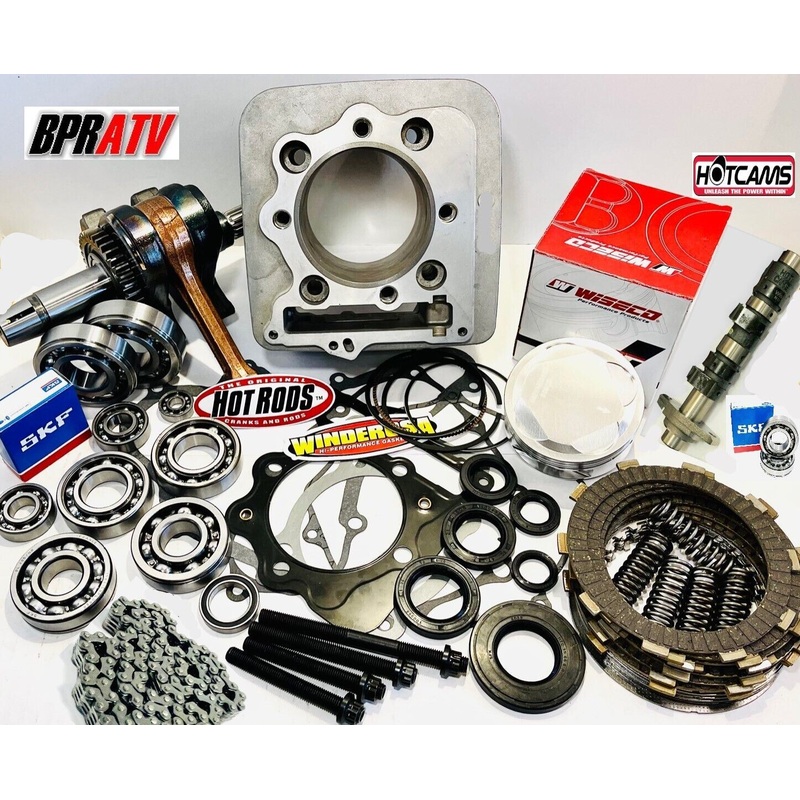 05+ TRX 400EX 400X Big Bore Rebuild Kit 87mm +2 Top Bottom End Stage 2 Hotcam