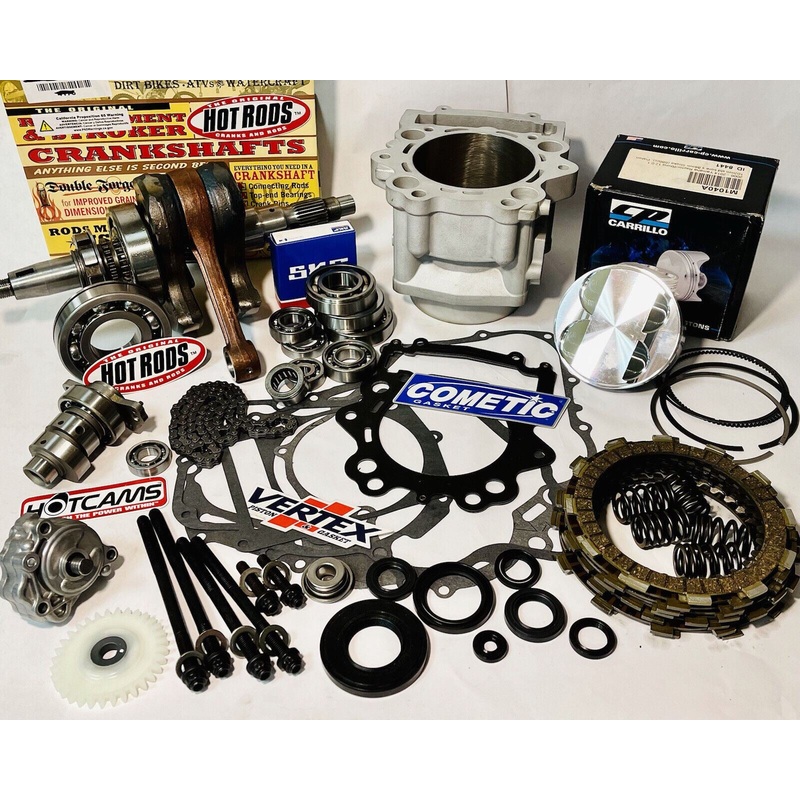 06-08 Raptor 700 Big Bore Stroker 108mm Cylinder Complete Rebuild Parts Kit Cam