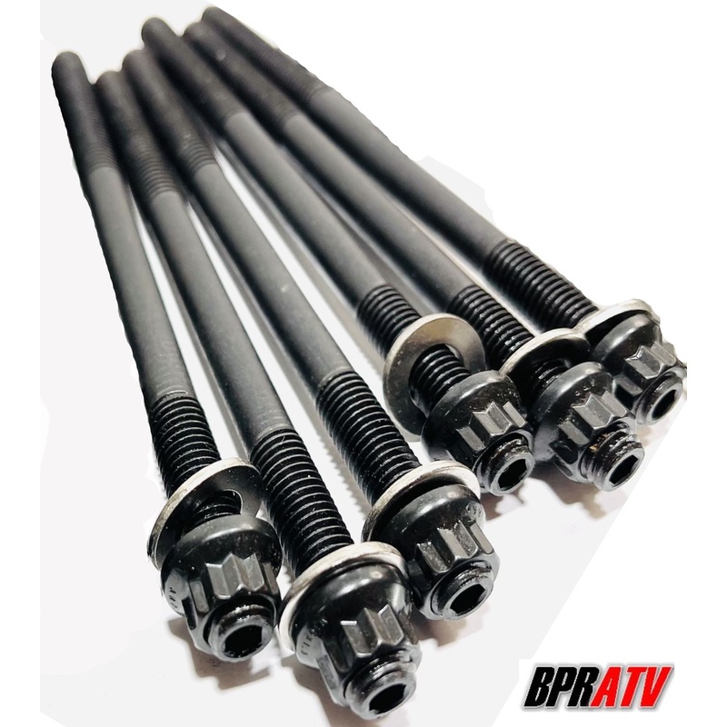 06+ Ranger 700 800 X2 Crew Ti Cylinder Head Studs TITANIUM Head Stud Bolt Kit
