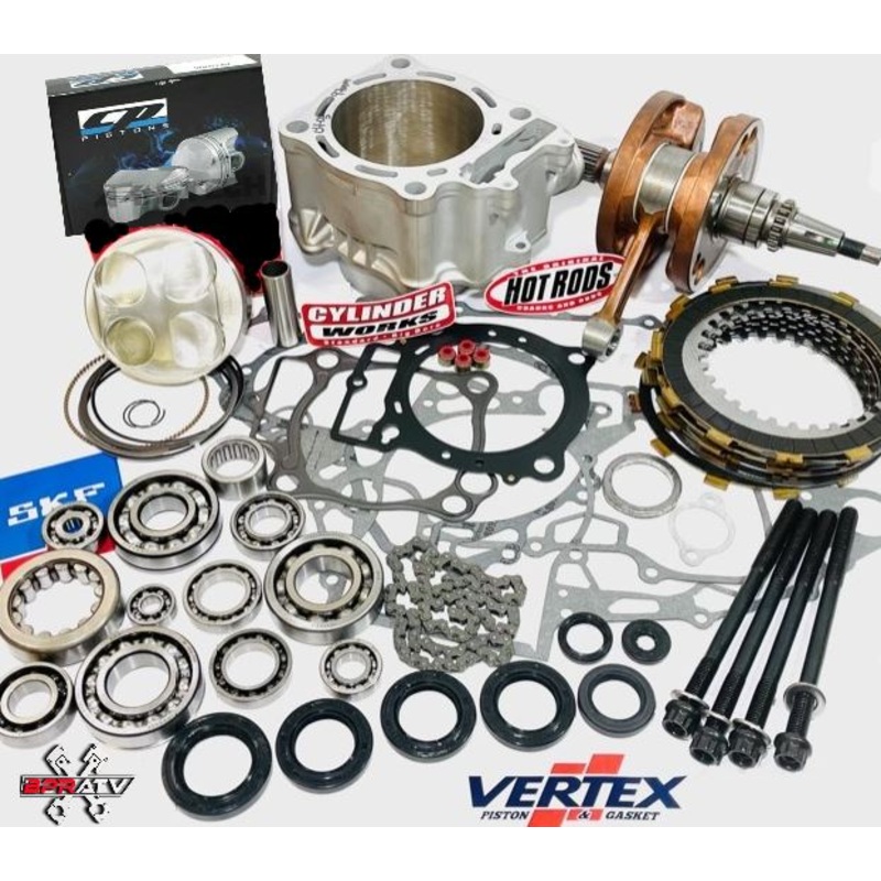 06+ TRX 450R 450ER 99mm Big Bore Stroker Complete 500c Motor Engine Rebuild Kit