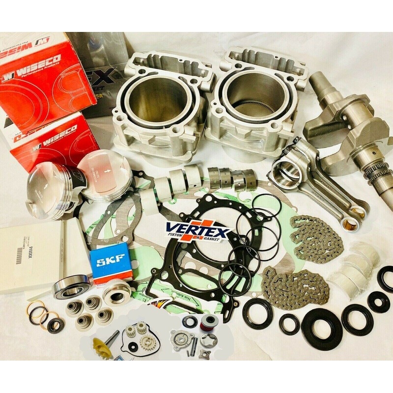 07-10 Outlander 800 800X Rebuild Motor Engine Complete Kit Top Bottom En Wiseco