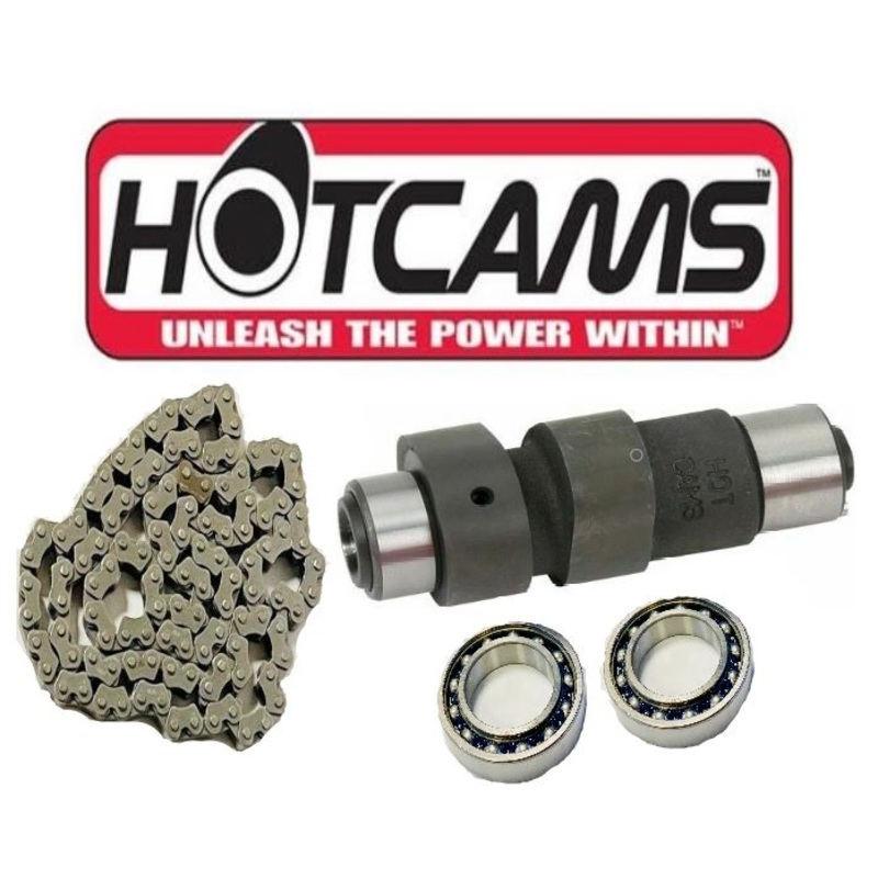 07-13 Raptor YFM 350 Hotcam Camshaft Stage 2 Two Hot Cam Bearings Timing Chain